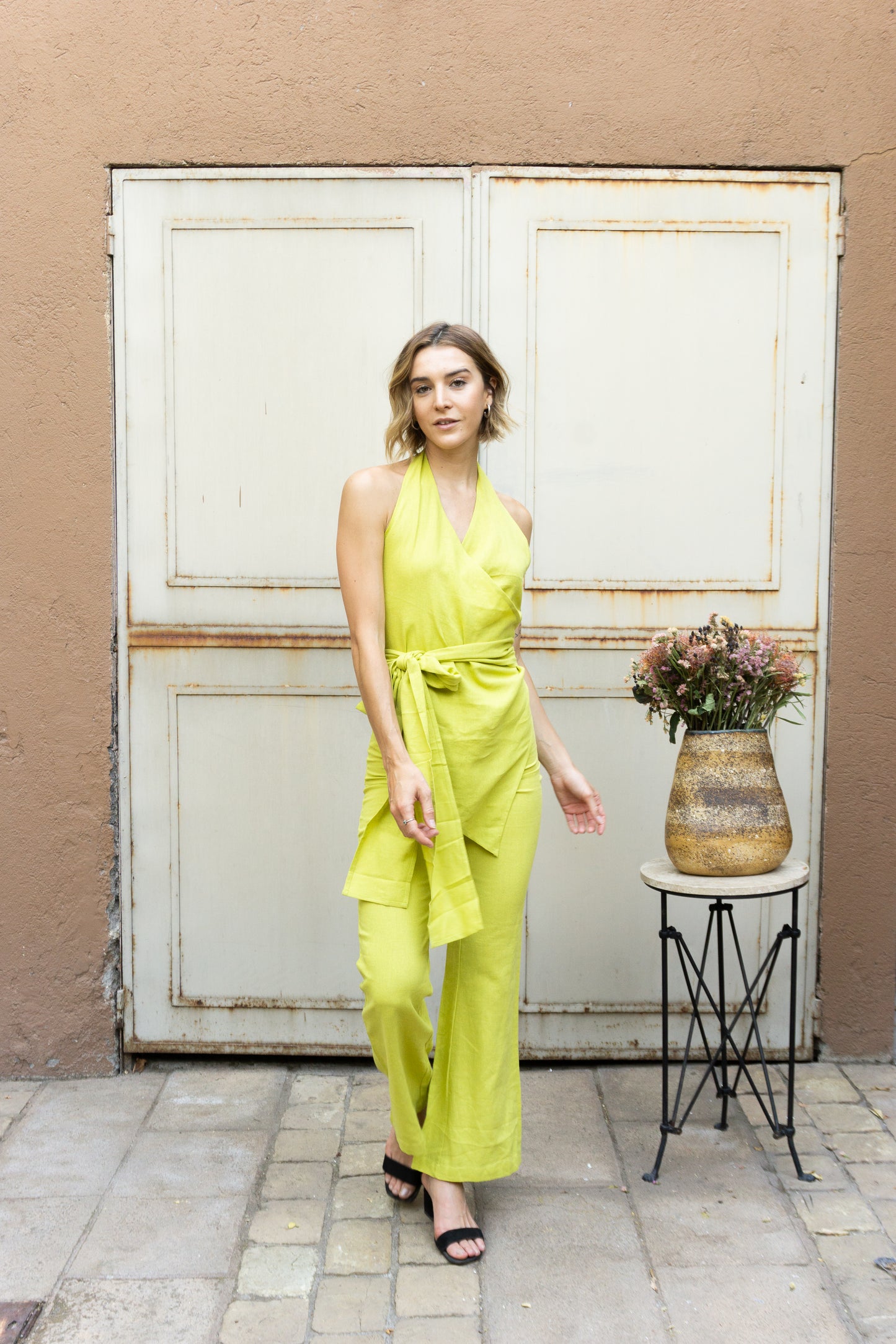 TOP LINO LAURA VERDE