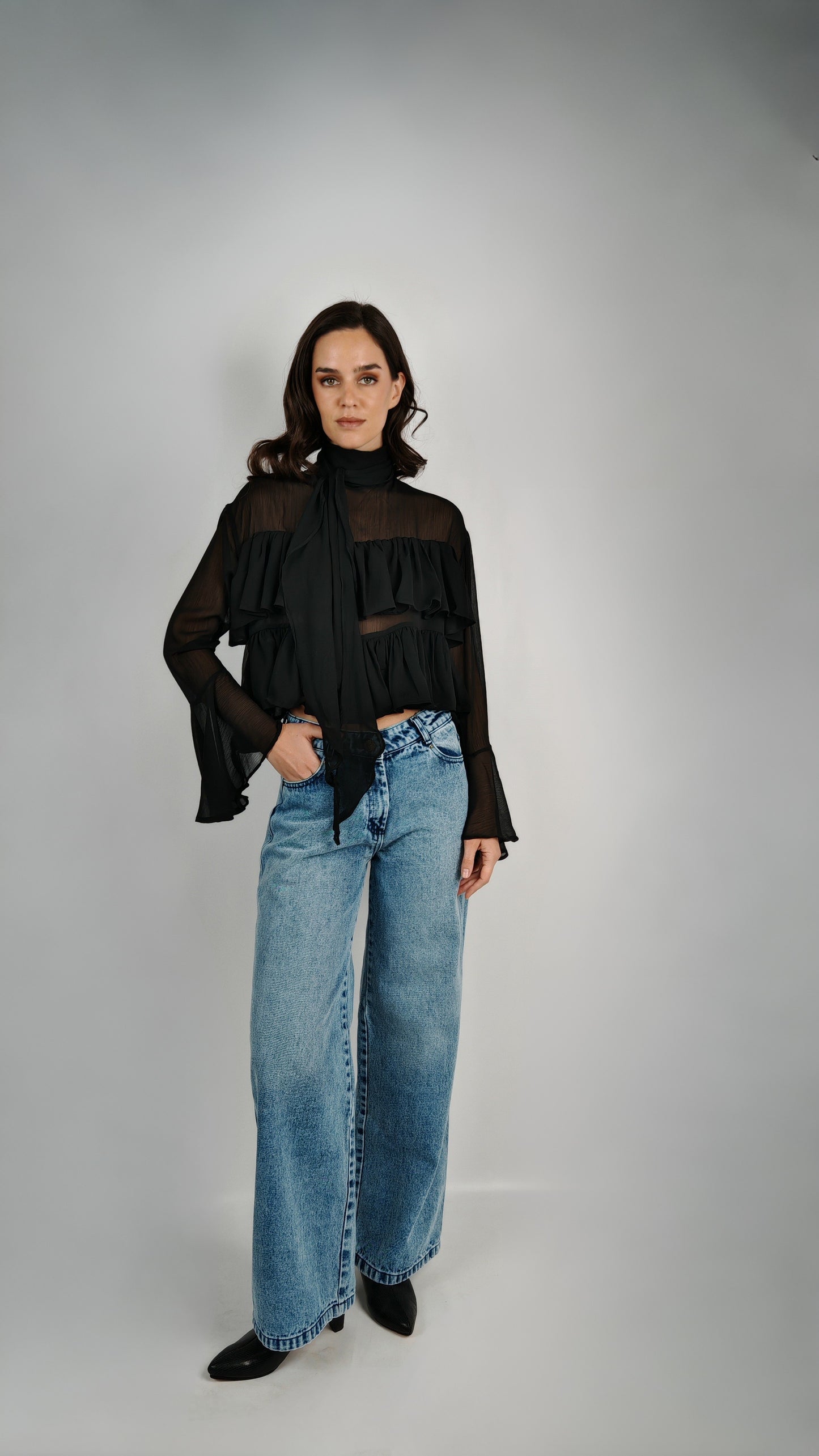 Blusa Rosa Negra