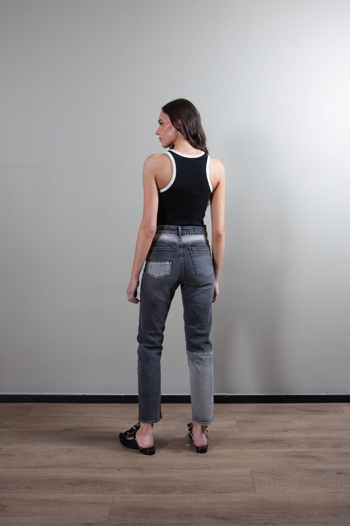 Jeans Alba Gris