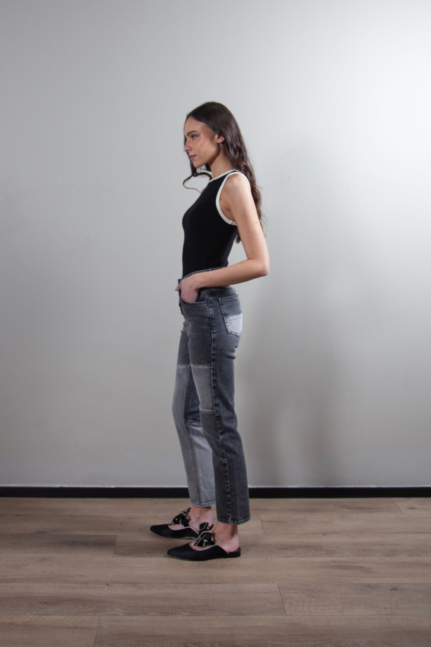Jeans Alba Gris