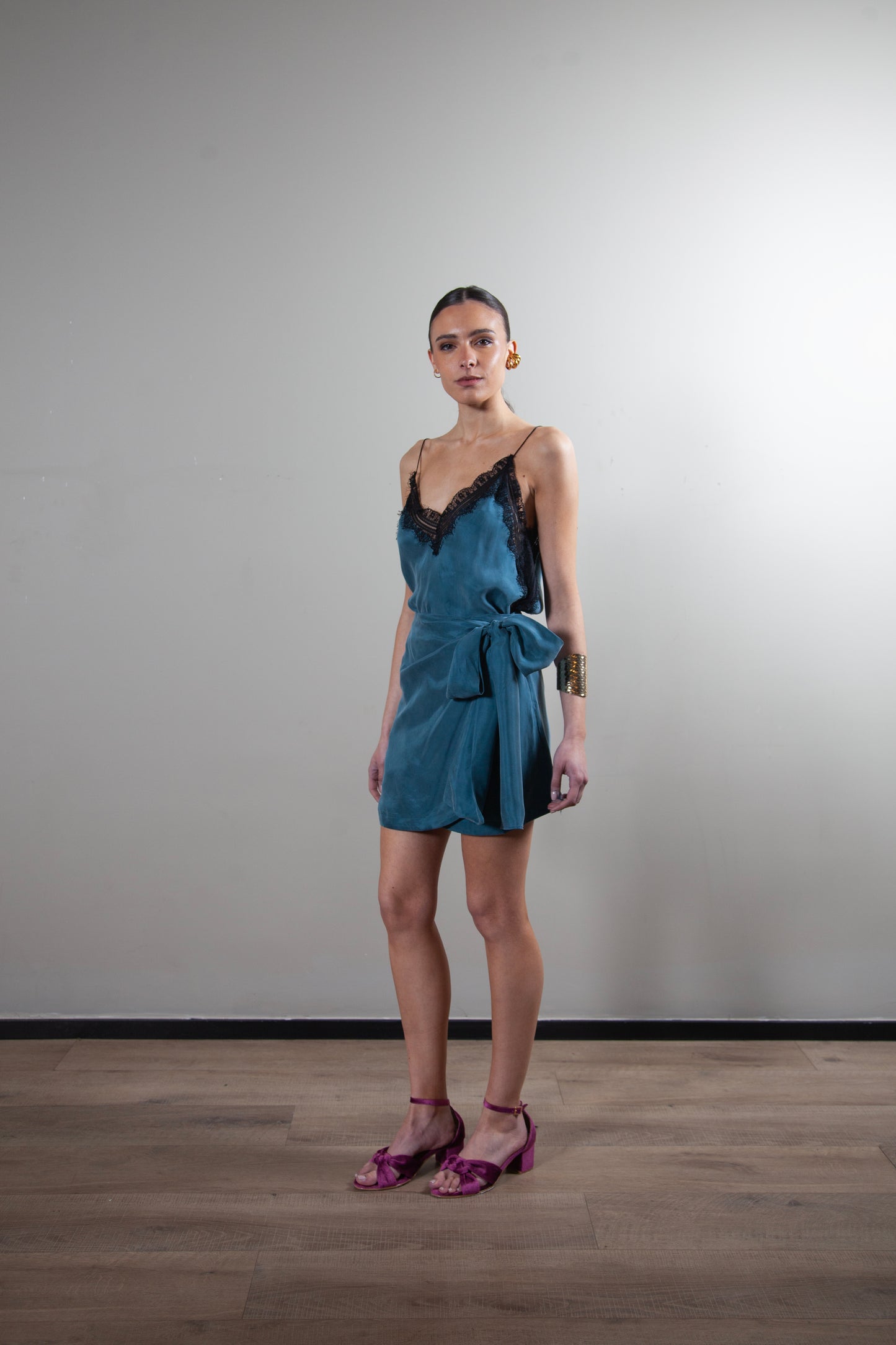 Falda Adela Azul
