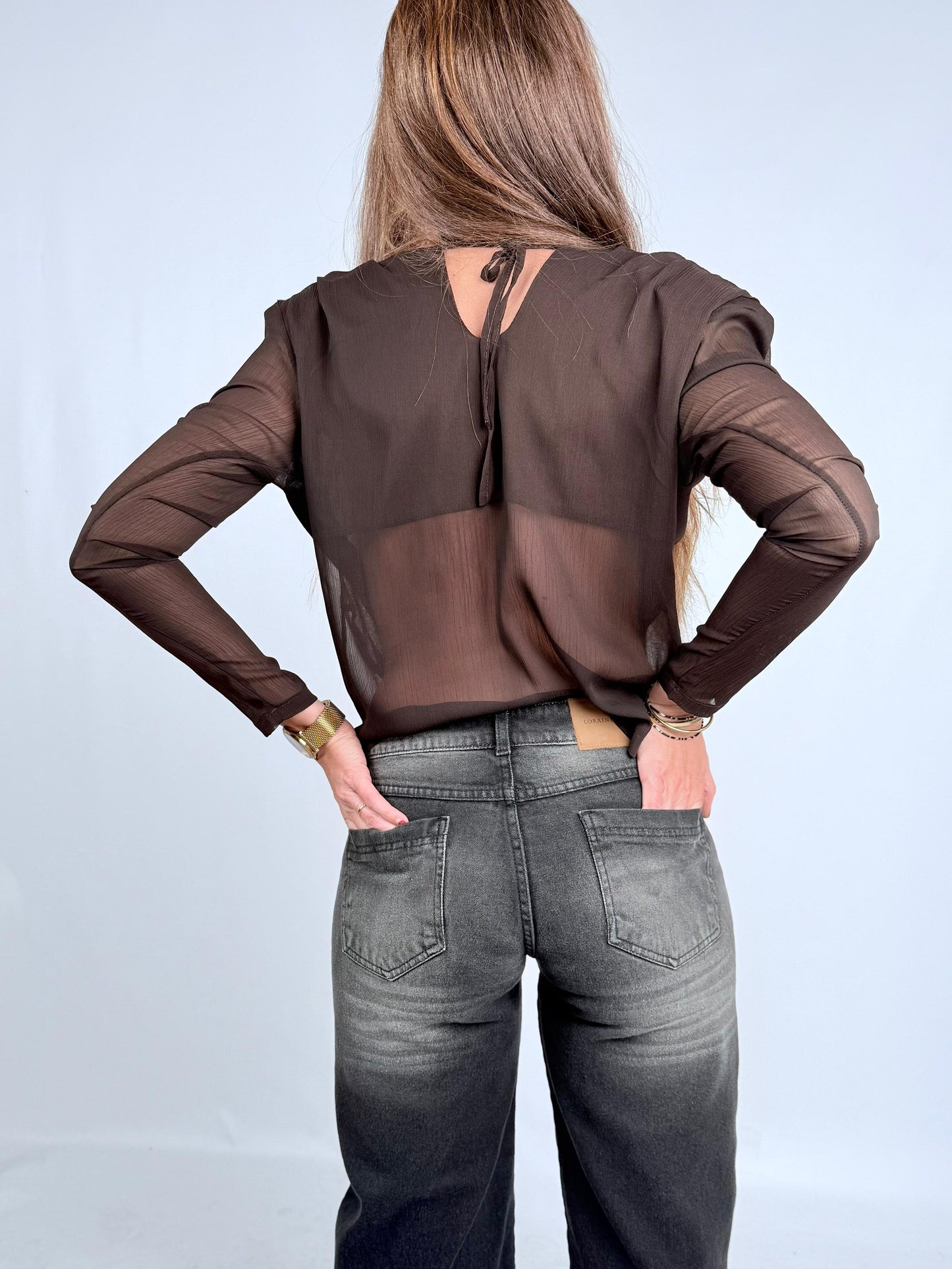 Blusa Violeta Chocolate