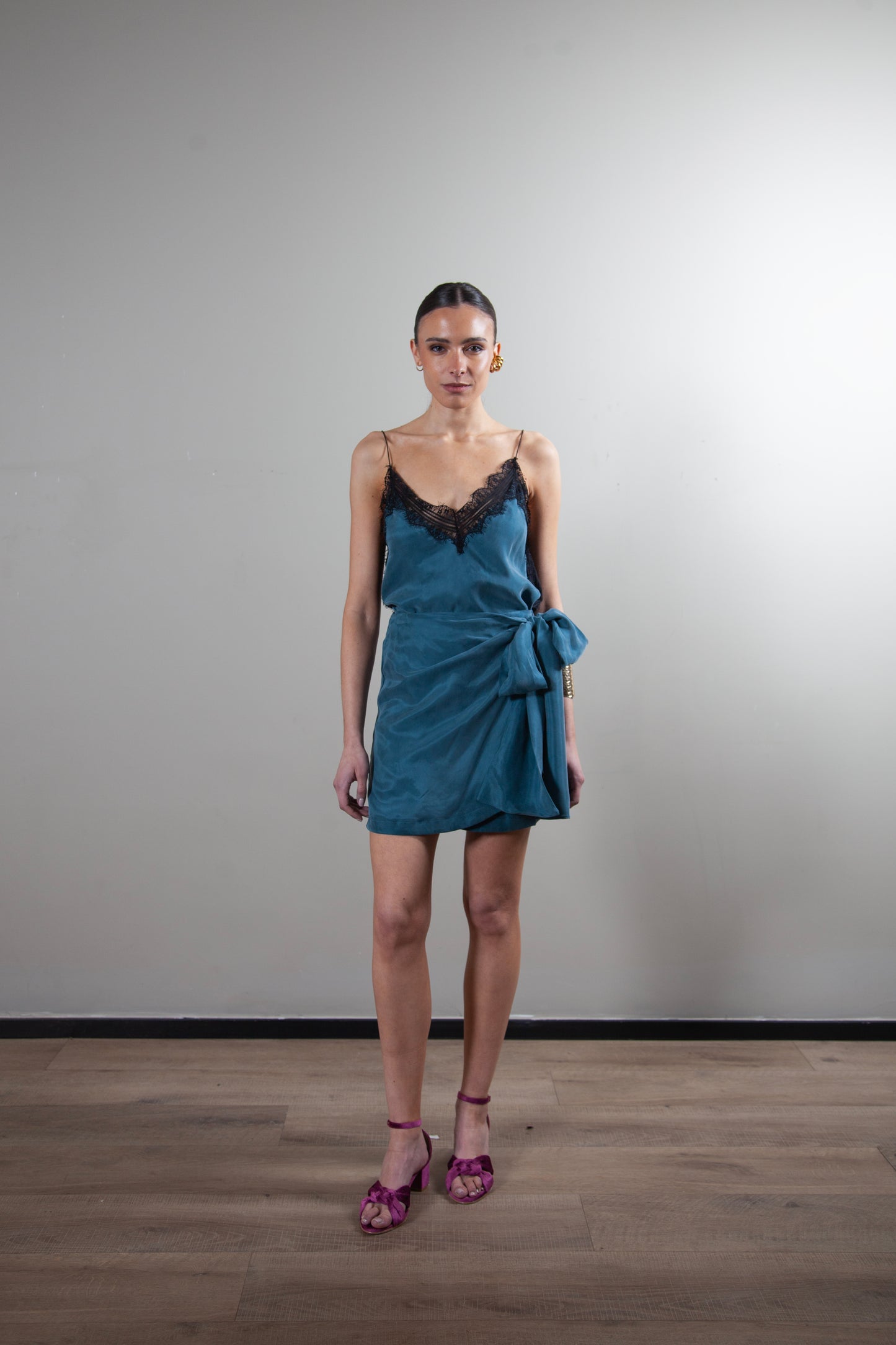 Falda Adela Azul