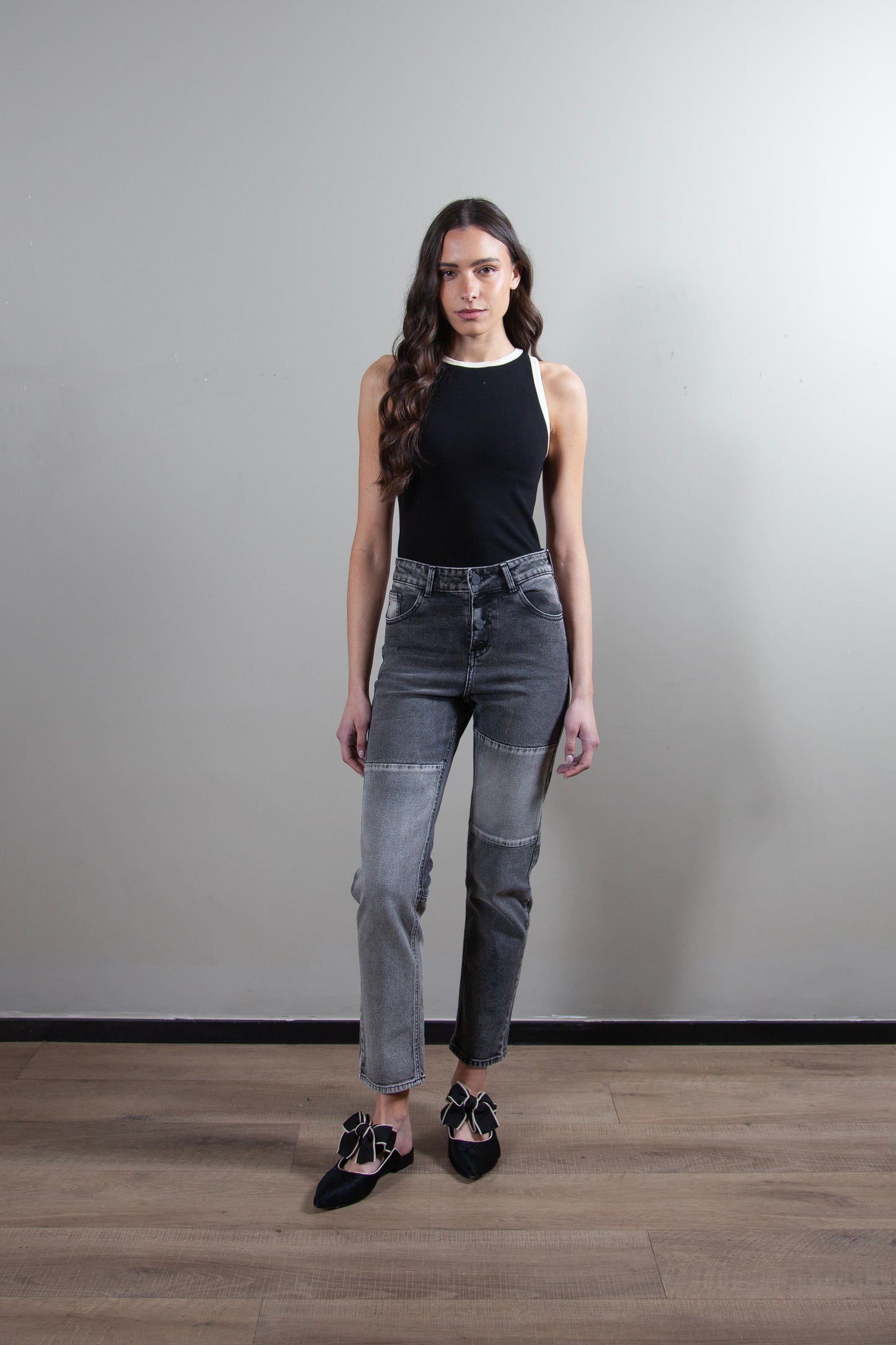 Jeans Alba Gris