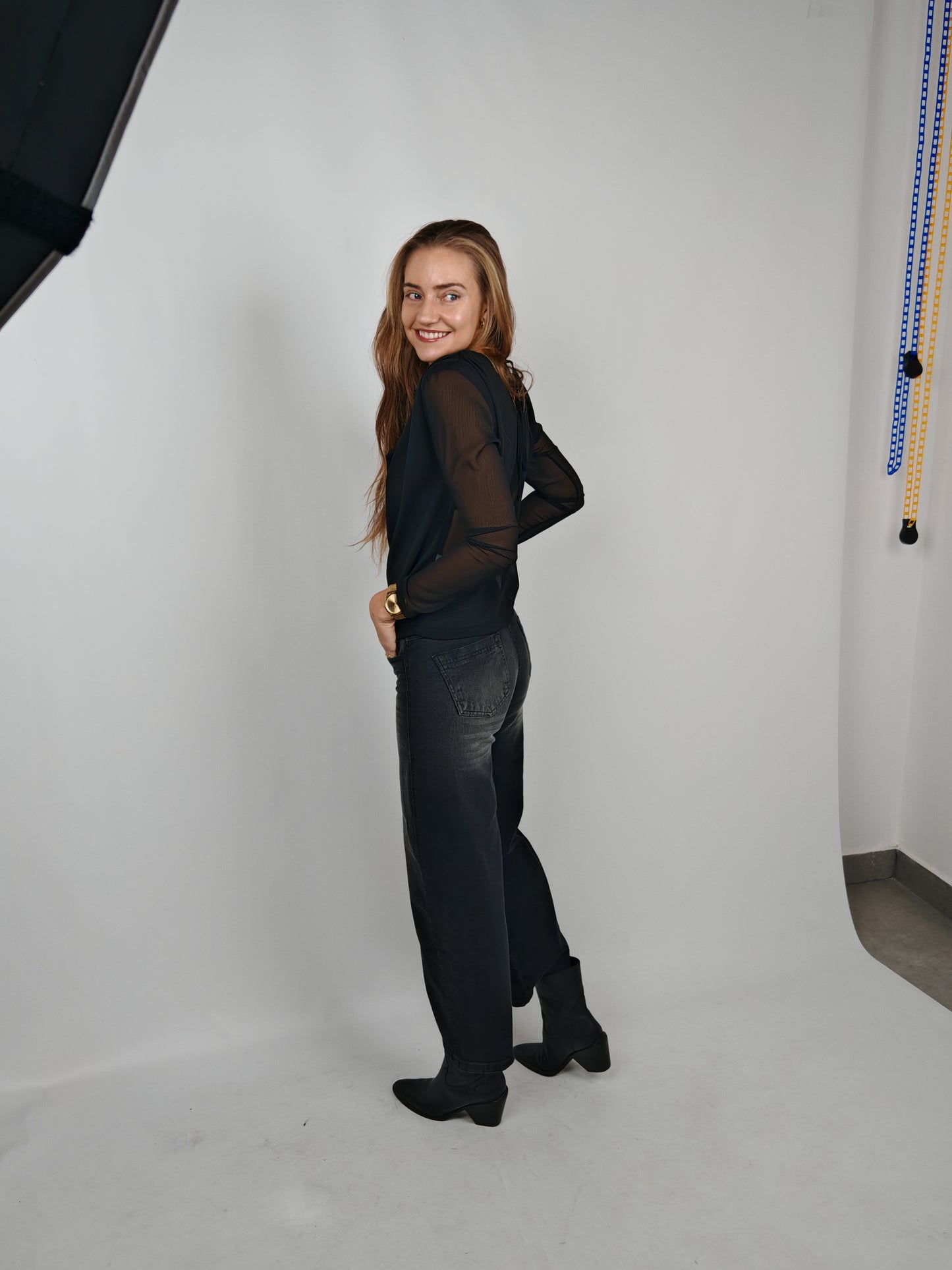 Blusa Violeta Negra