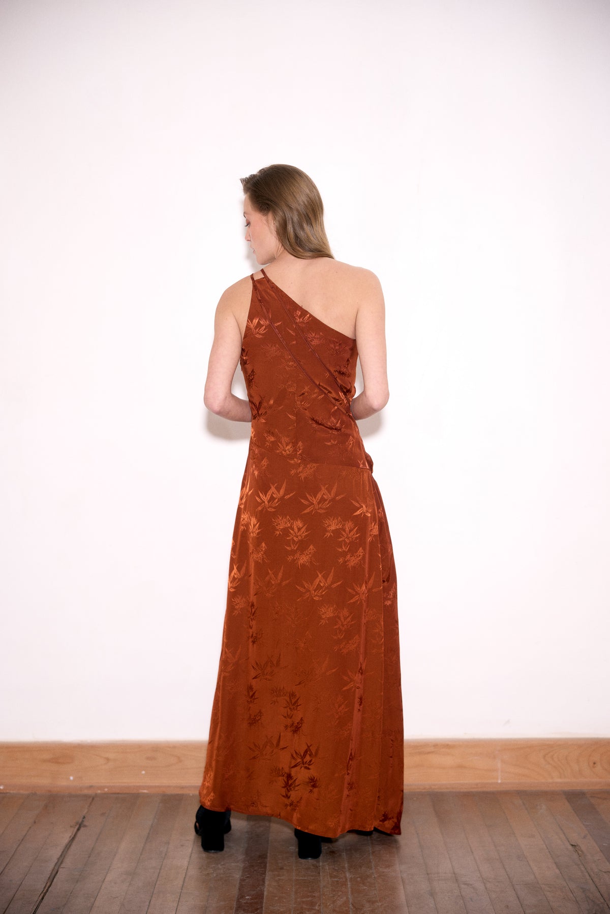 VESTIDO CAMELIA COBRE