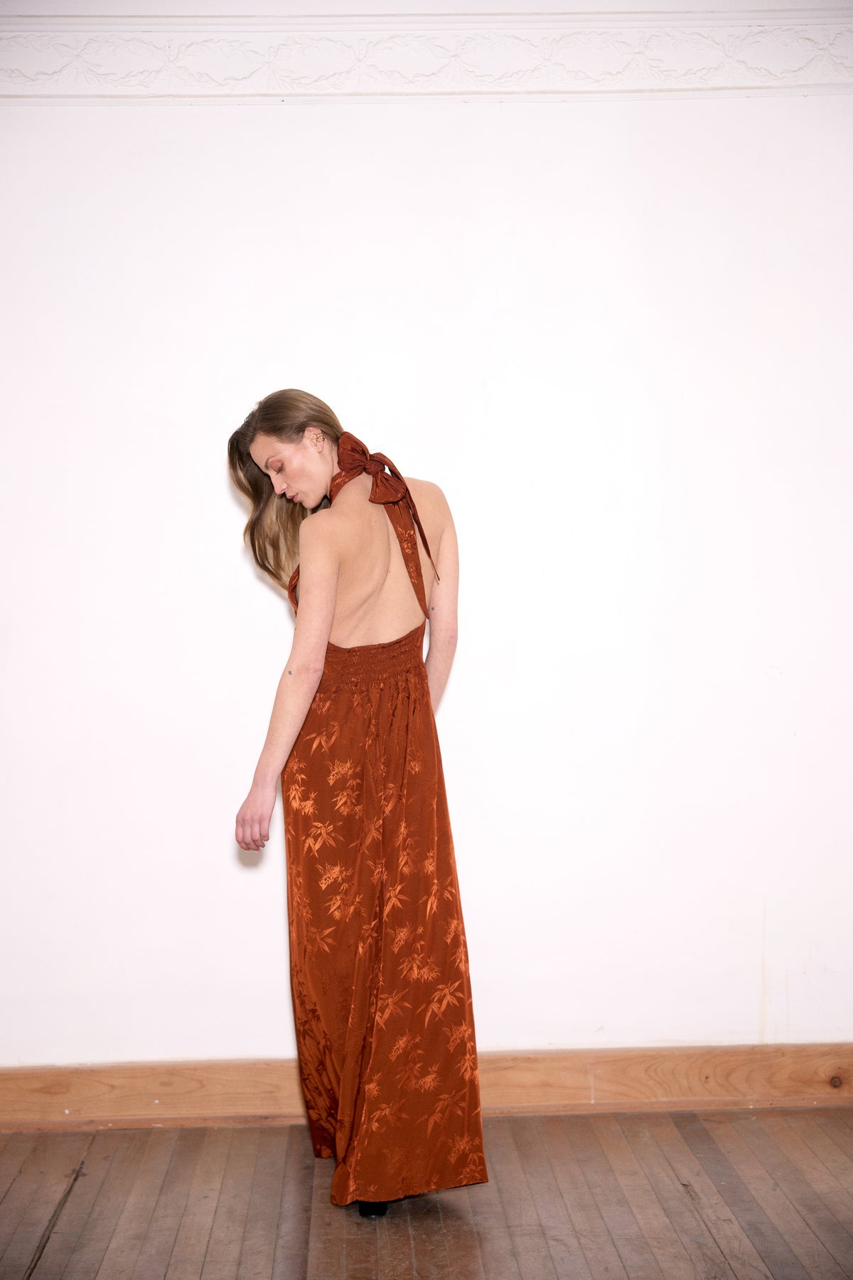 VESTIDO ELVIRA COBRE