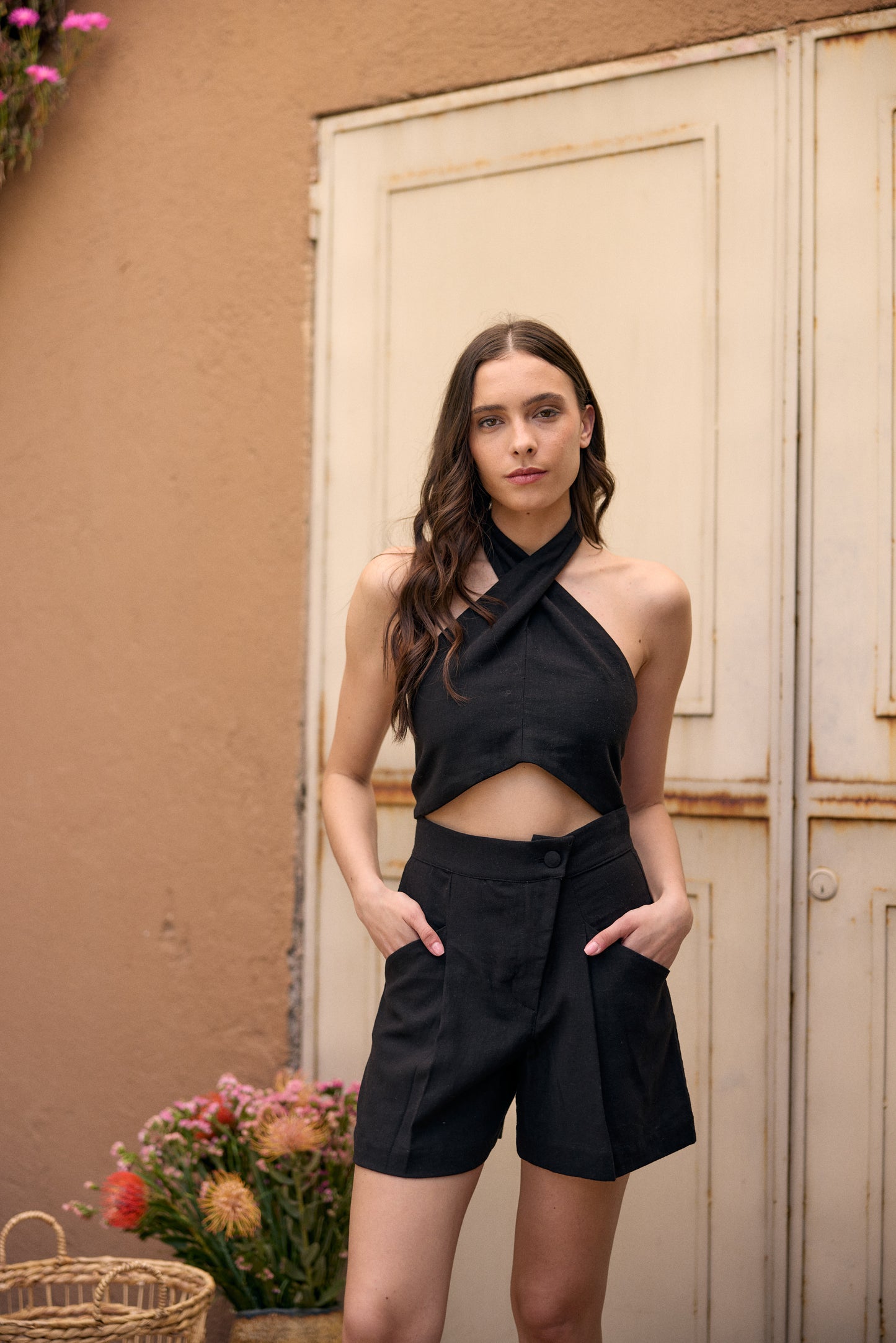 SHORT LINO RITA NEGRO