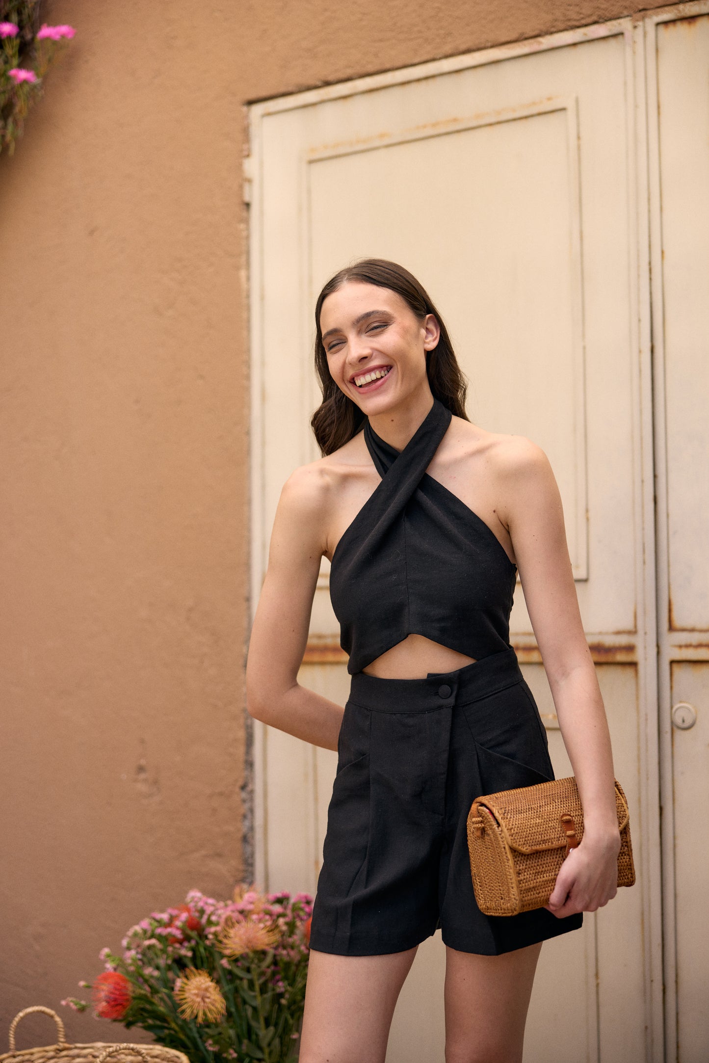 SHORT LINO RITA NEGRO