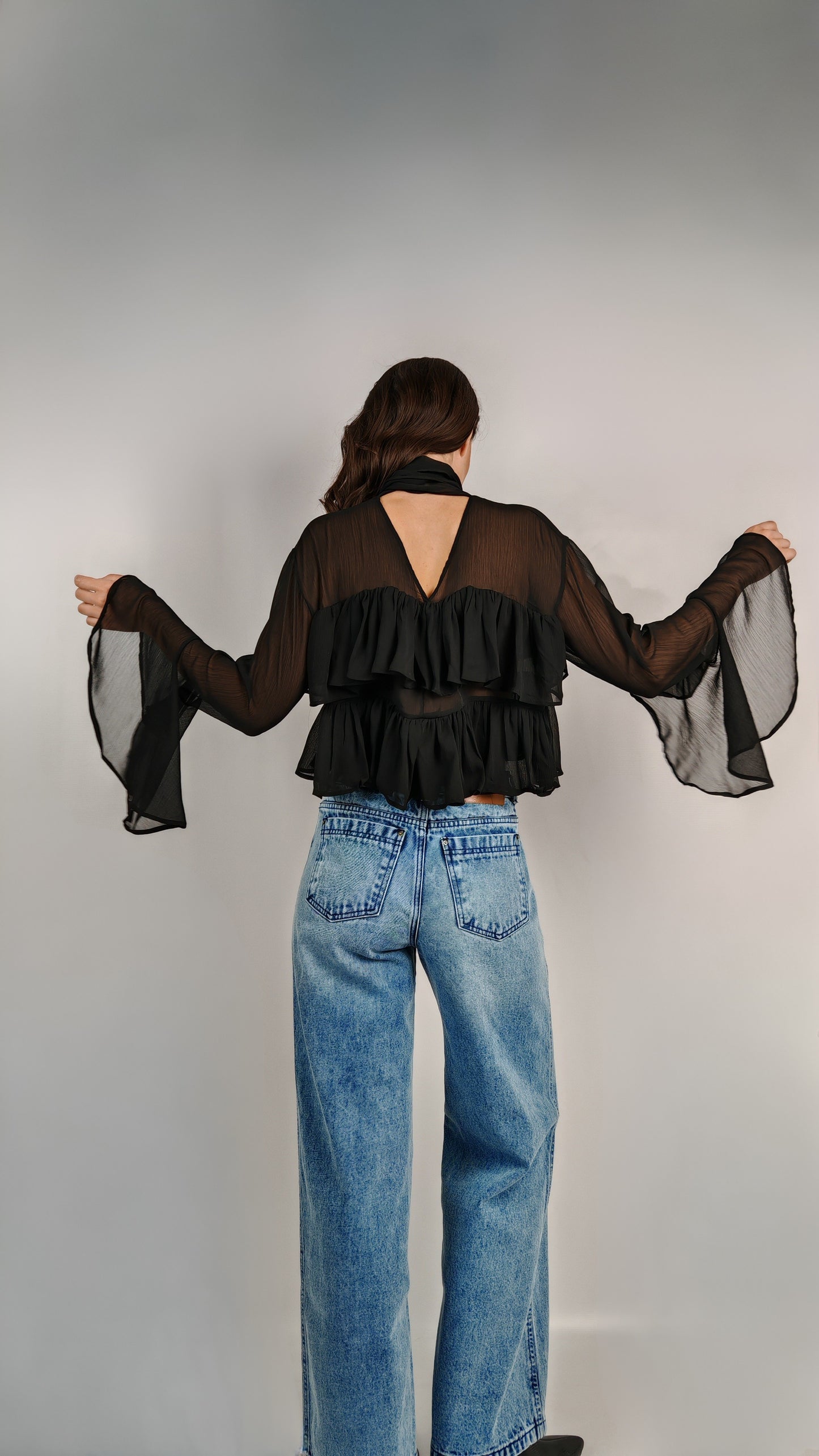 Blusa Rosa Negra