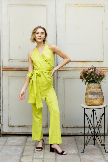 TOP LINO LAURA VERDE