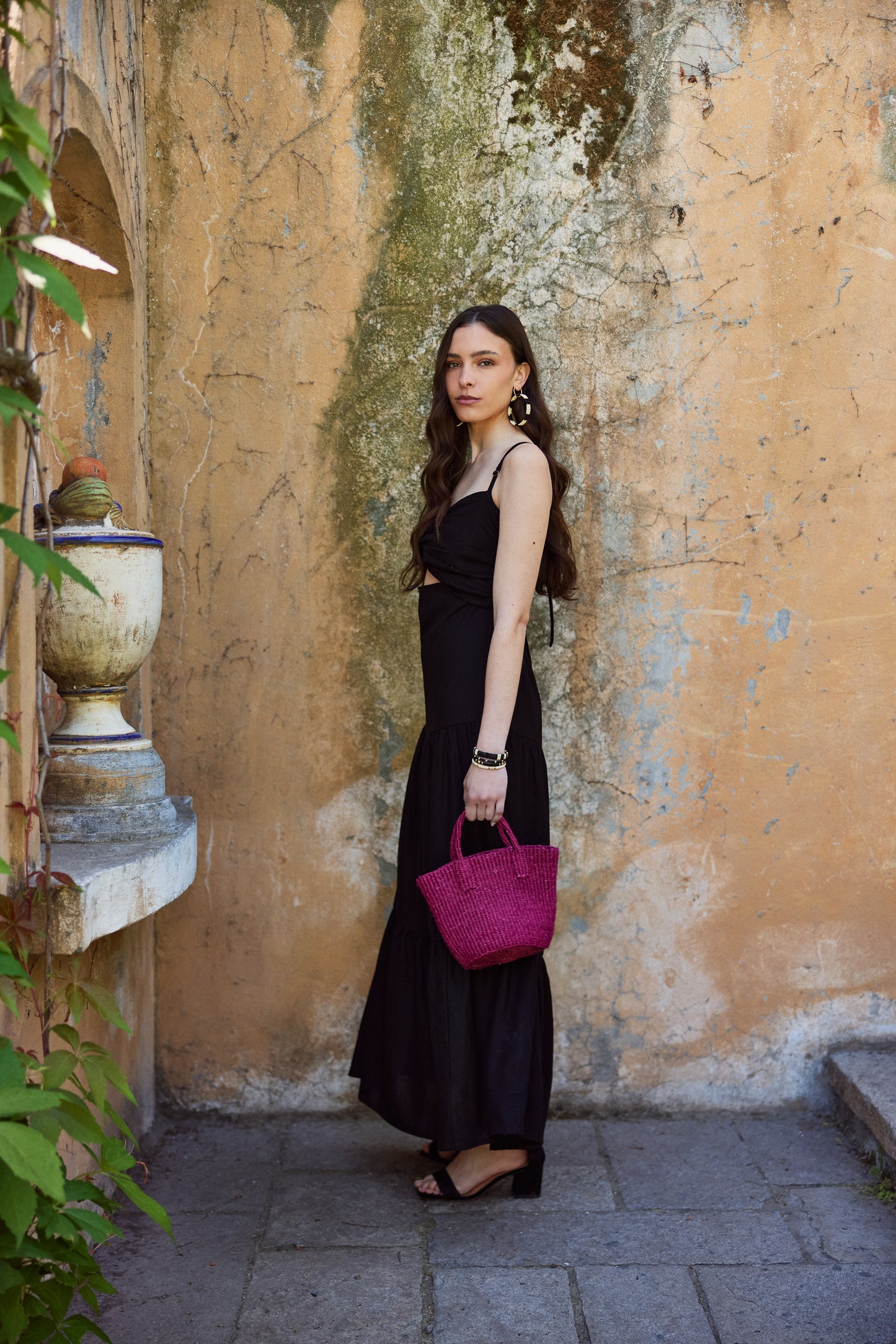 Vestido Camila Lino Negro