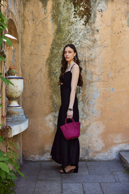 Vestido Camila Lino Negro