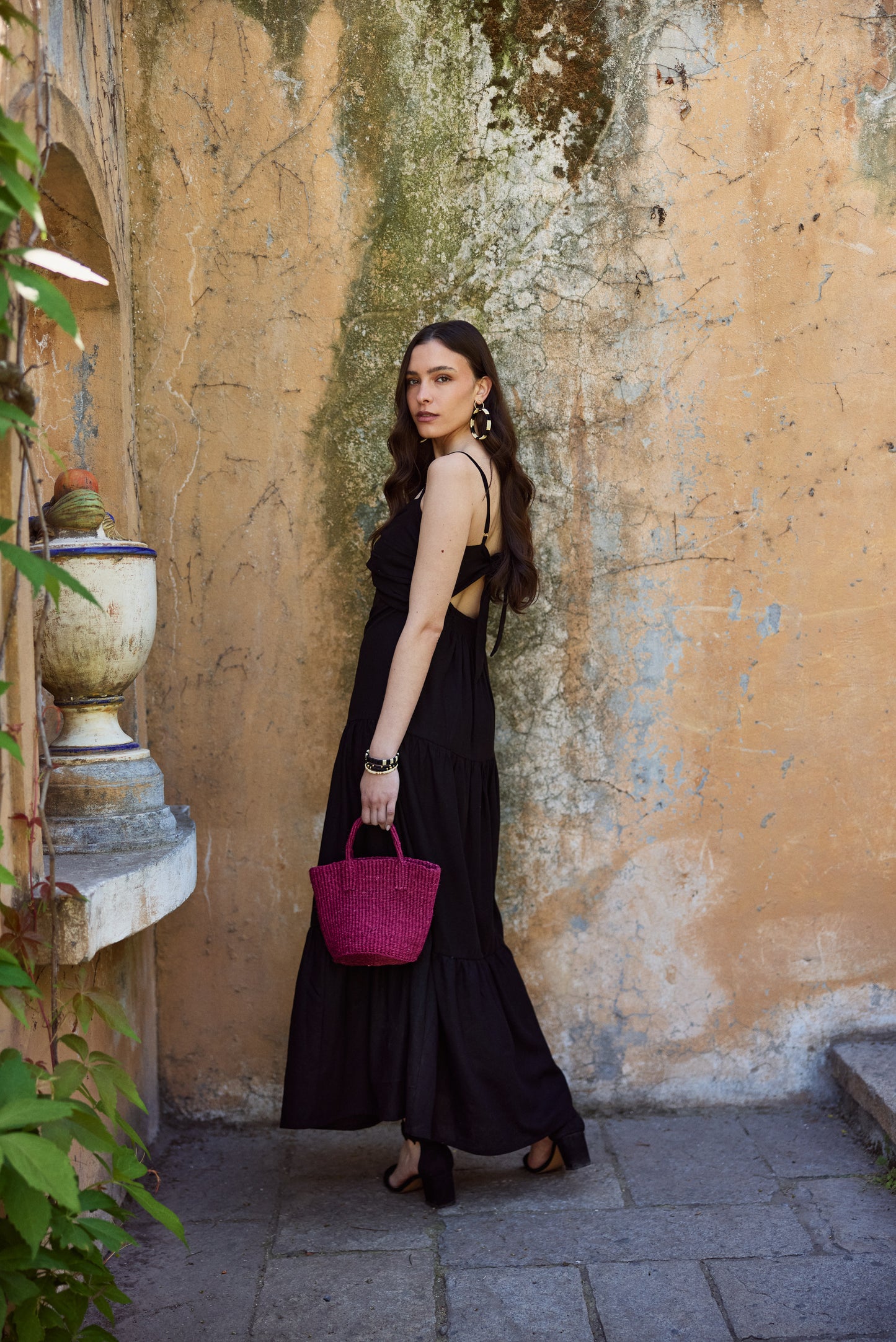 Vestido Camila Lino Negro