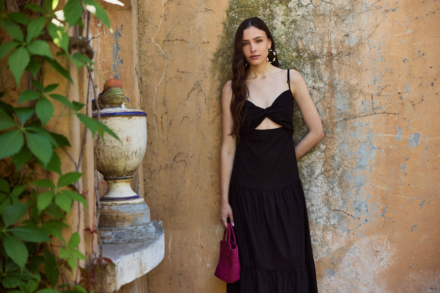 Vestido Camila Lino Negro