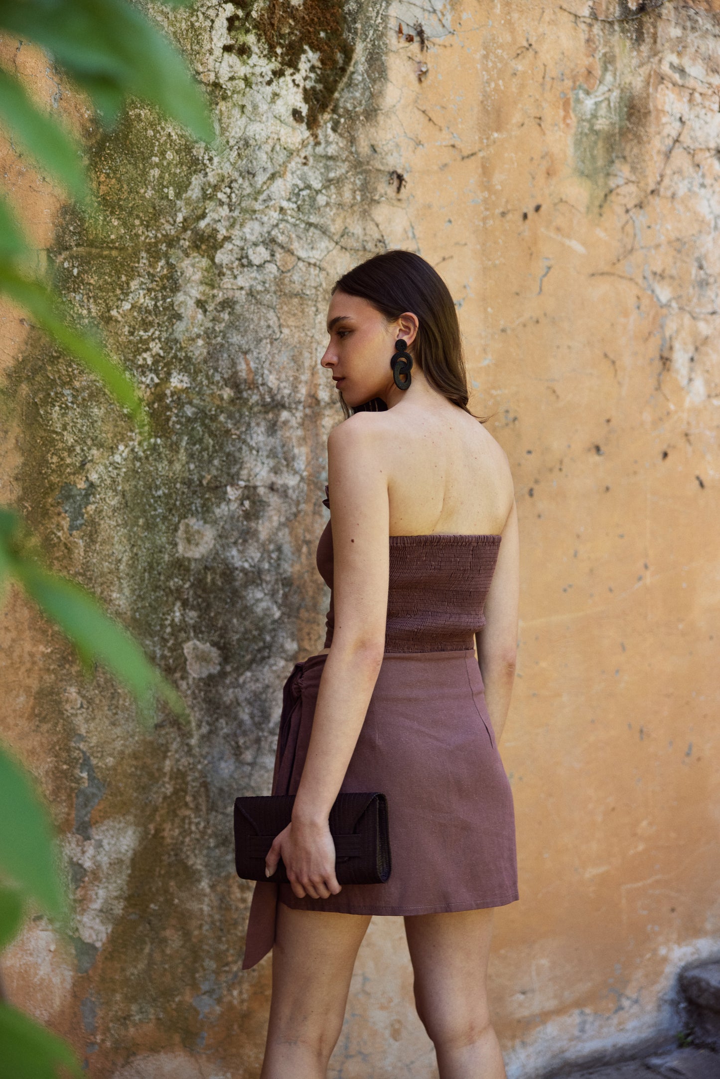 Falda Adela Chocolate