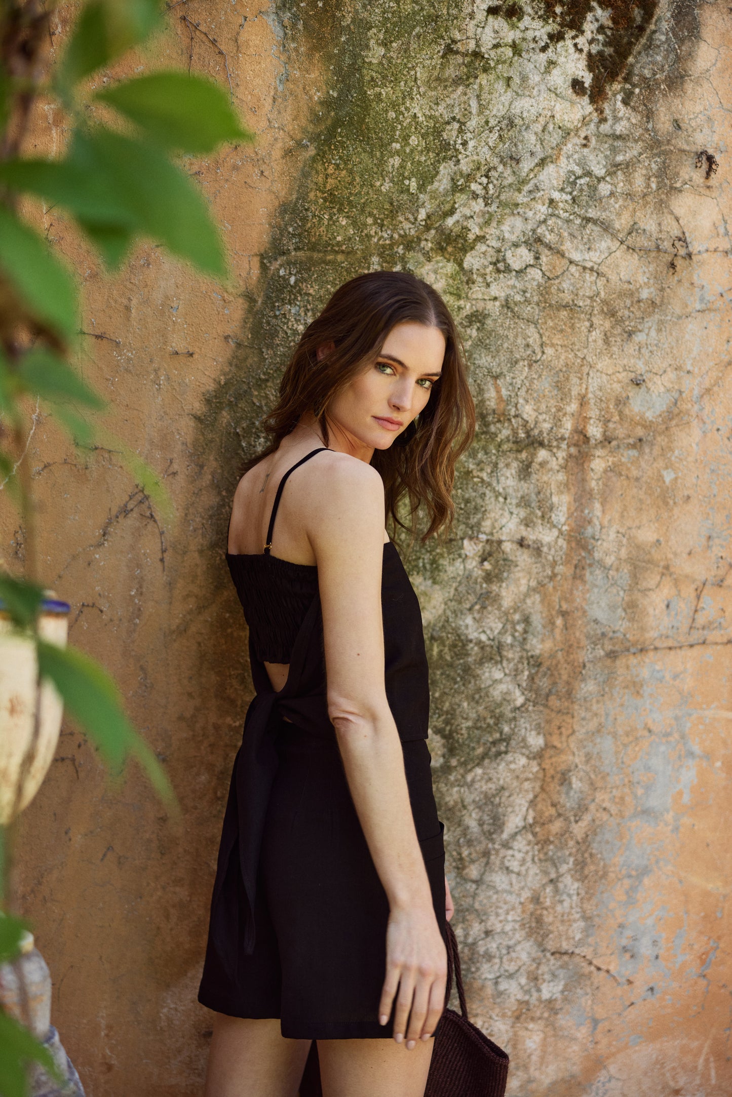 Blusa María Lino Negro