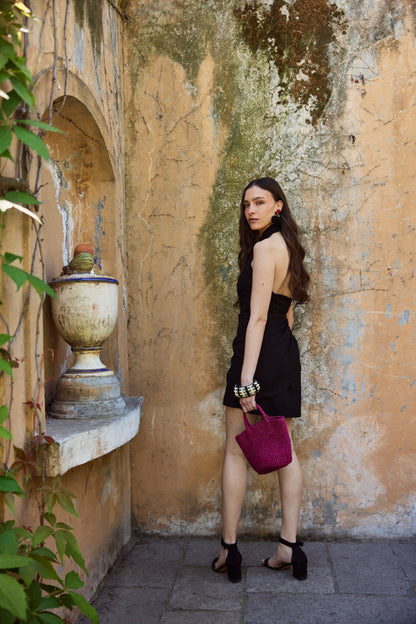 Vestido Isabel Lino Negro