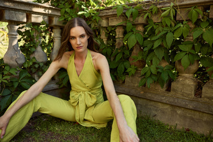 TOP LINO LAURA VERDE