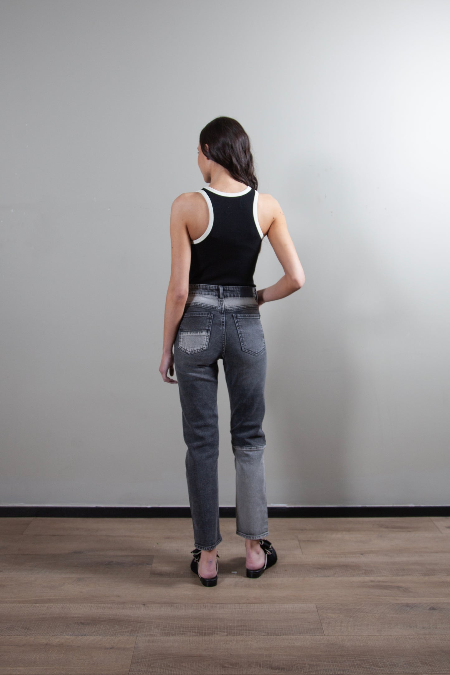 Jeans Alba Gris