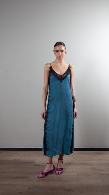 Vestido Jacinta Azul