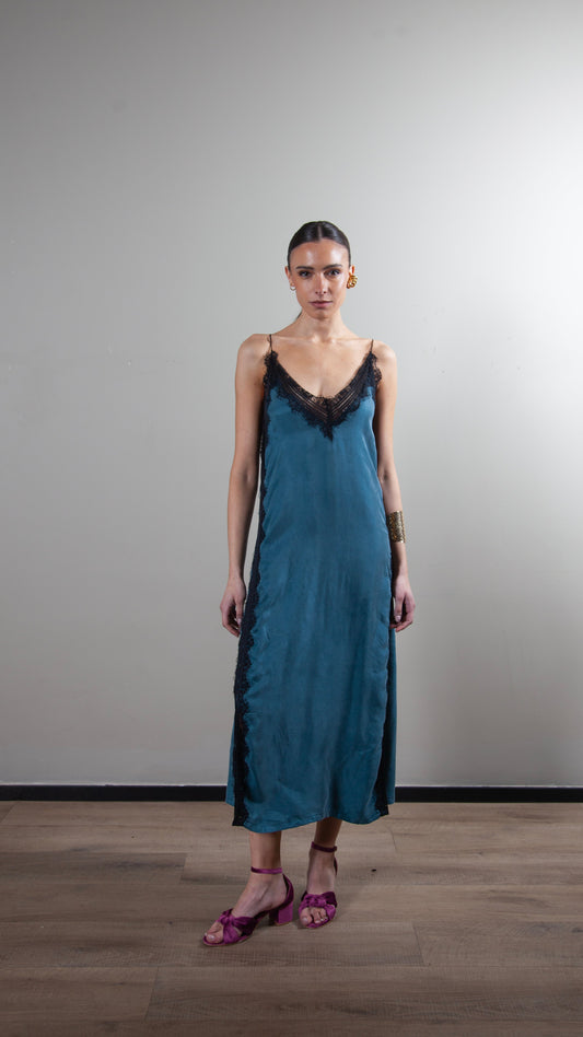 Vestido Jacinta Azul