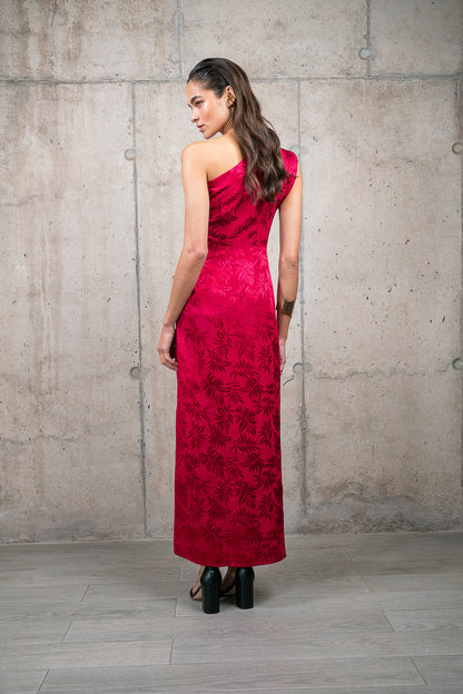 VESTIDO AURORA GUINDA