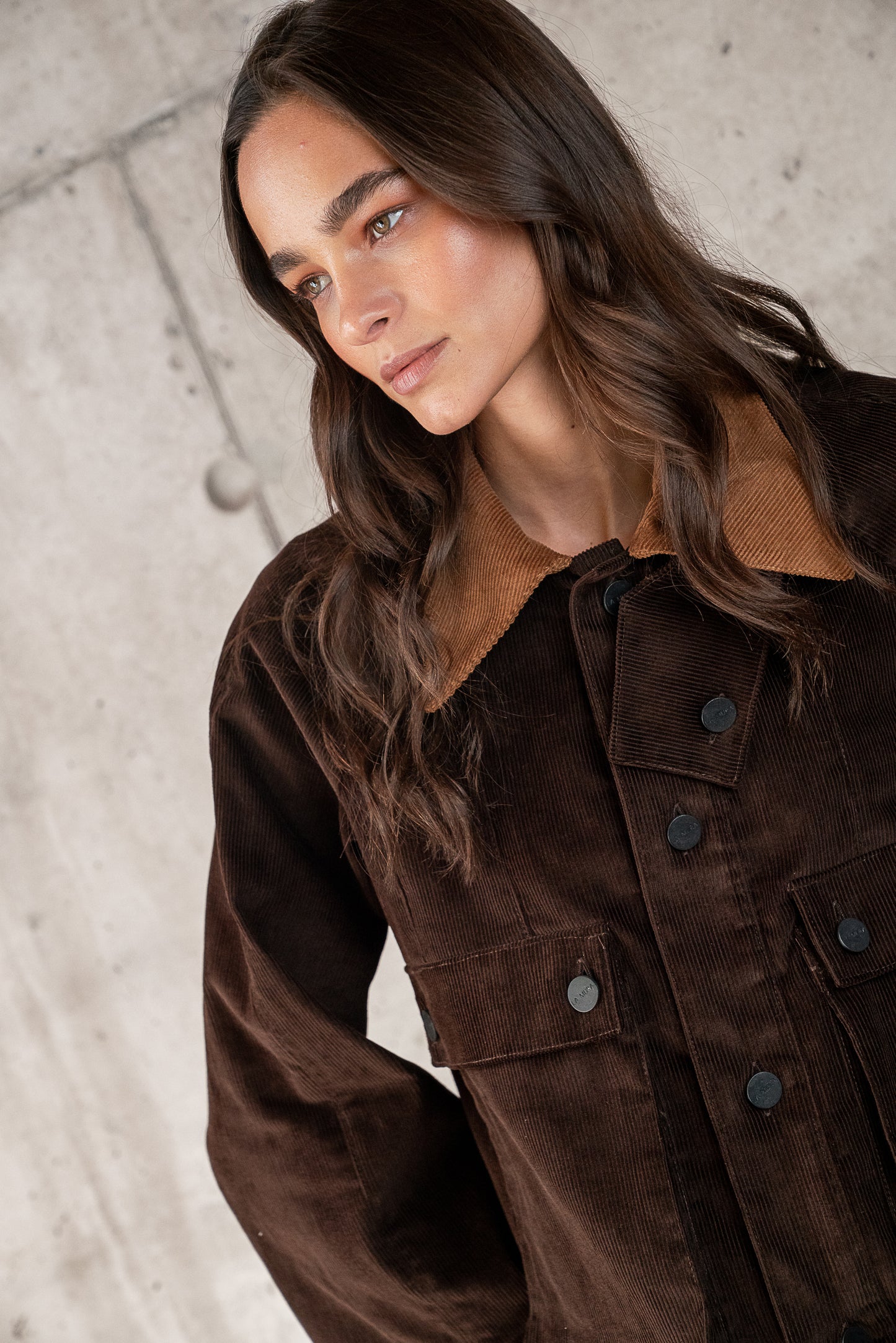 CHAQUETA CARLOTA CHOCOLATE