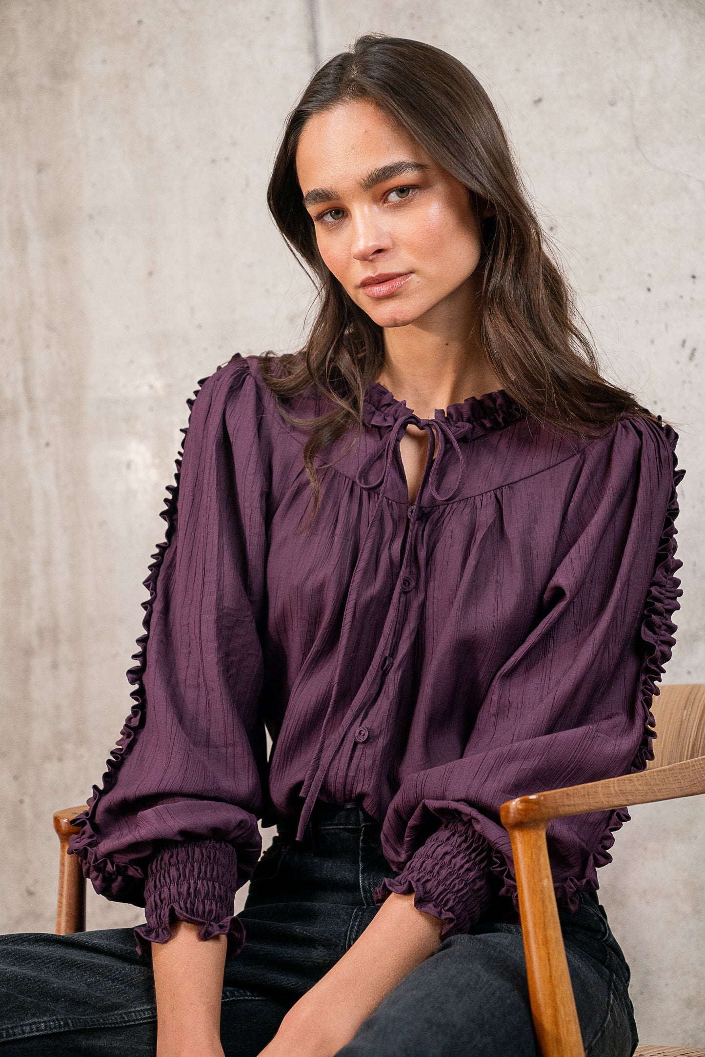 Blusa Julieta Morada