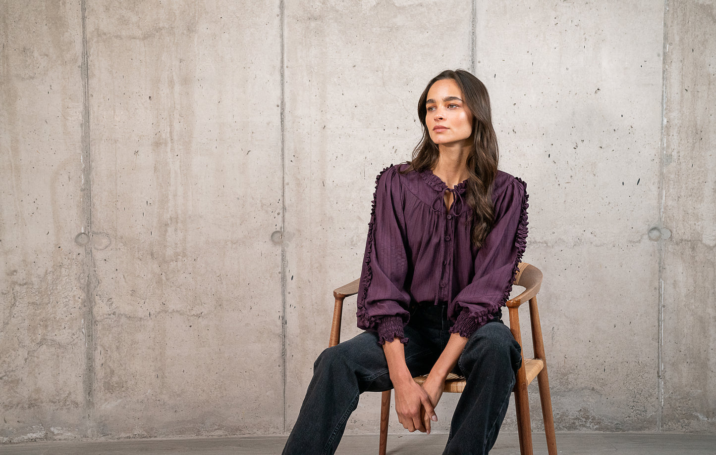 Blusa Julieta Morada