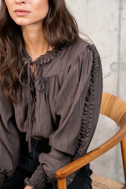 Blusa Julieta Café