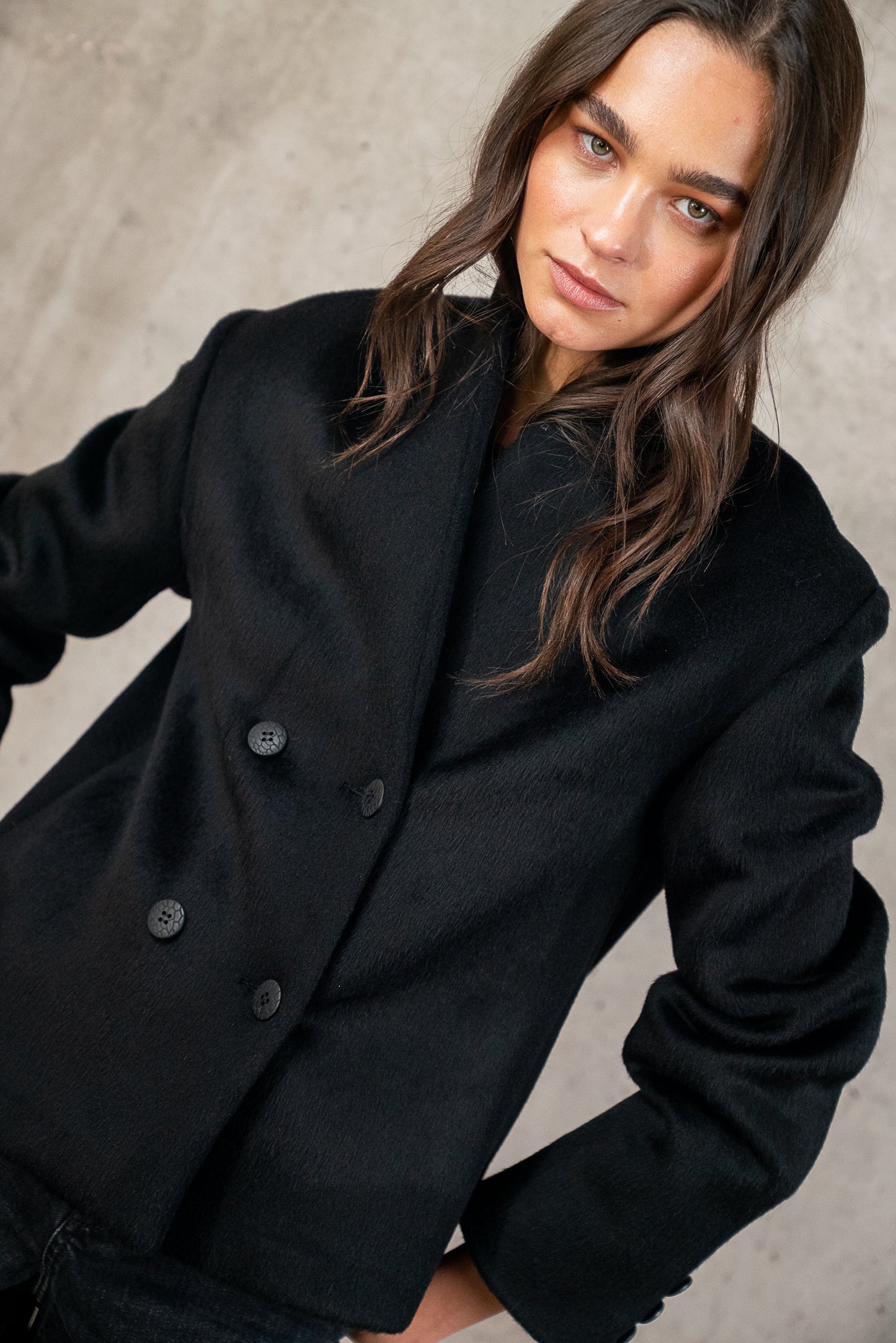 CHAQUETA BIANCA NEGRO 100% LANA PREVENTA: ENTREGA VIERNES 12 DE JUNIO