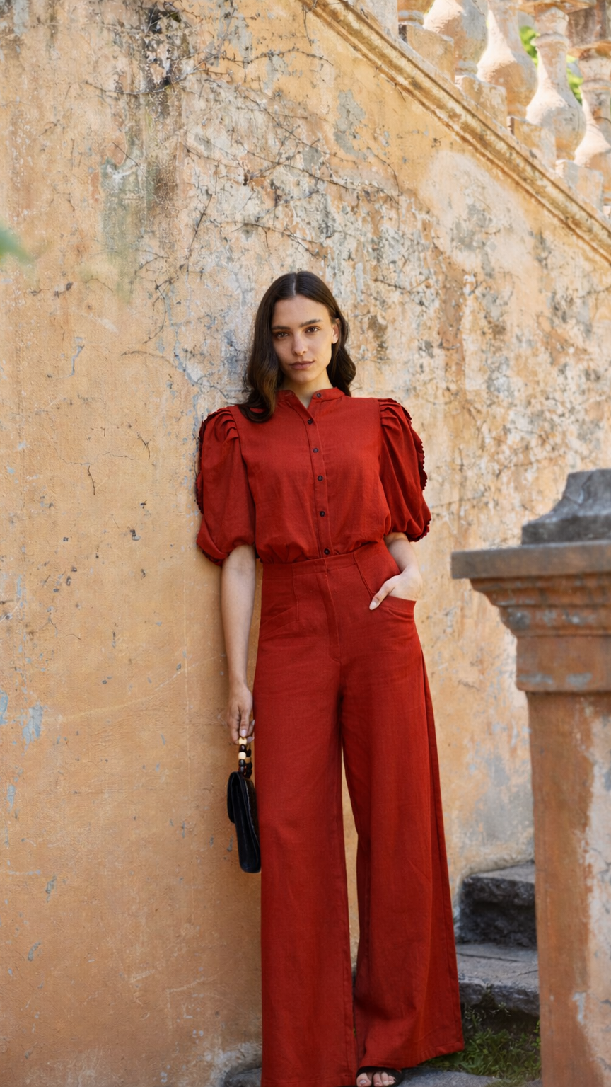 Pantalón Lourdes Terracota