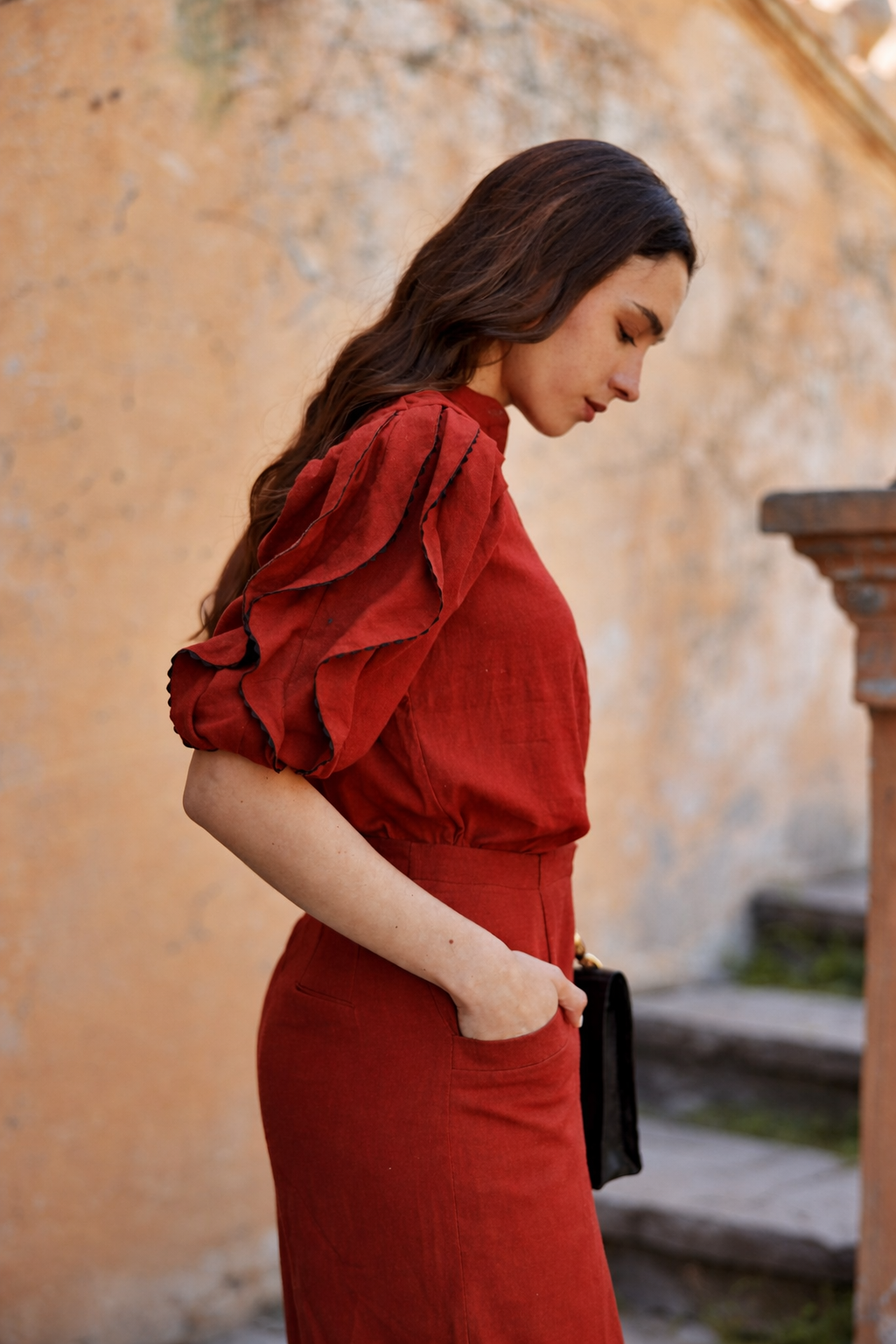 Pantalón Lourdes Terracota