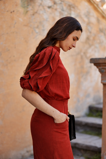 Pantalón Lourdes Terracota