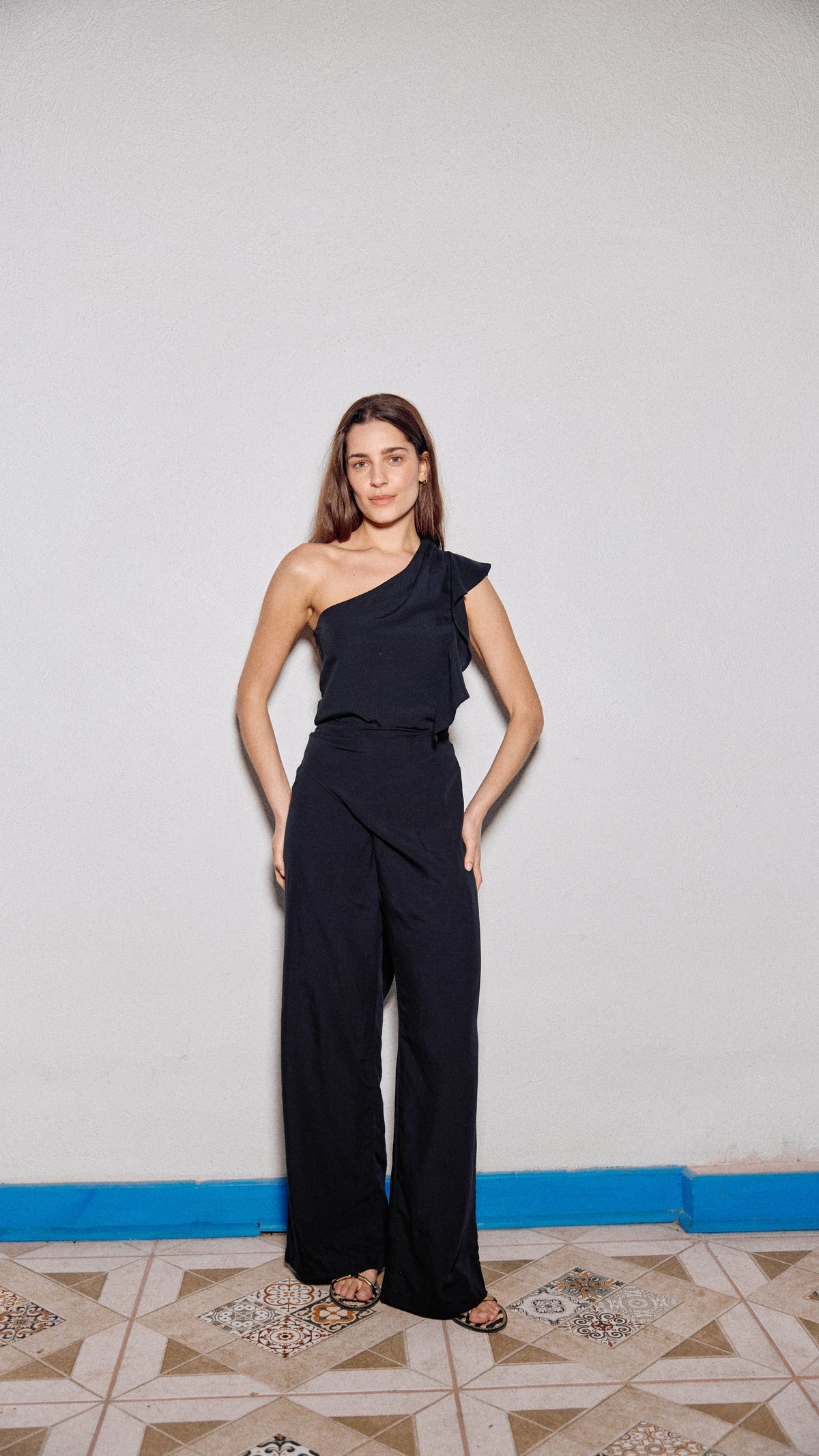 PANTALÓN SARA LINO NEGRO