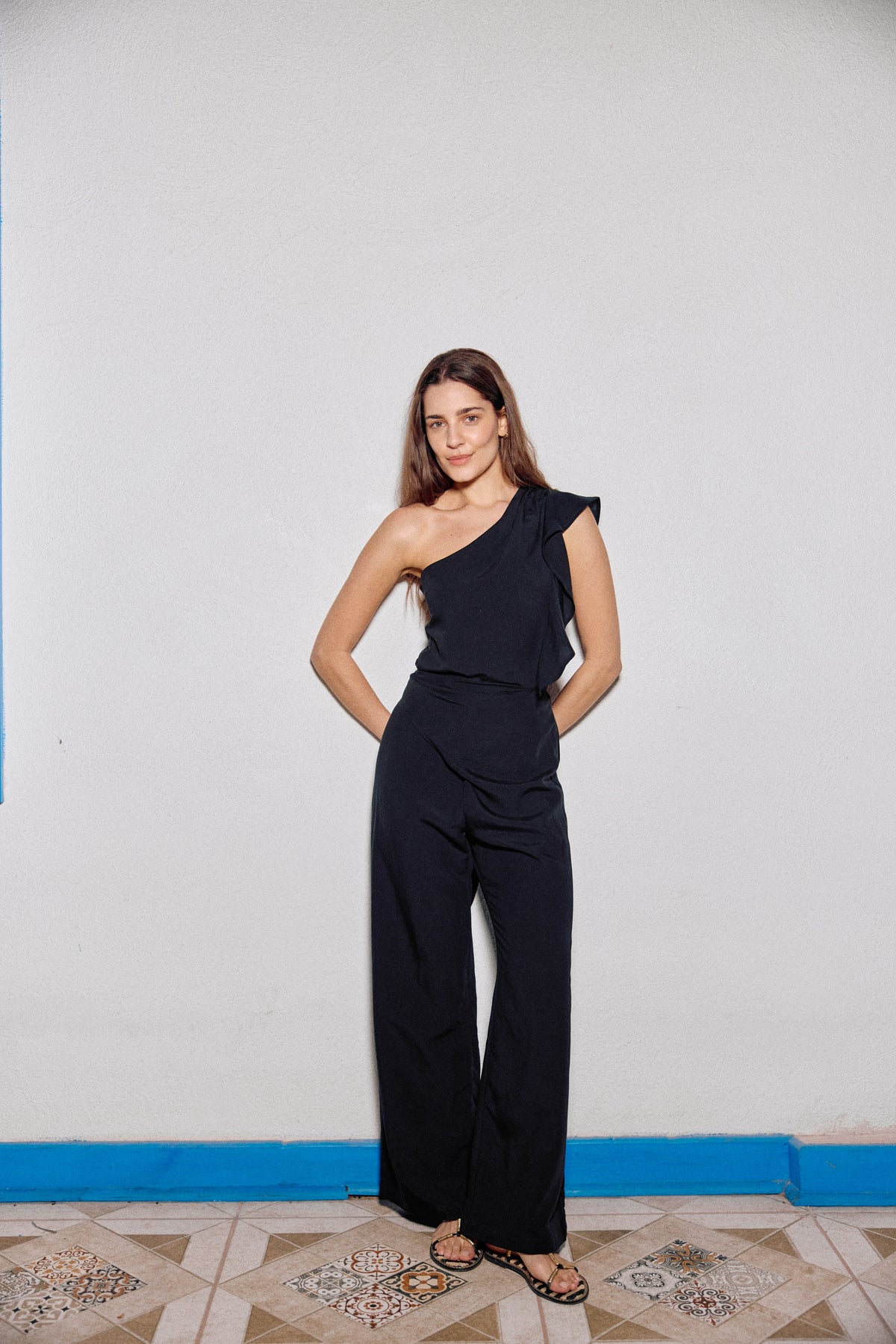 PANTALÓN SARA LINO NEGRO
