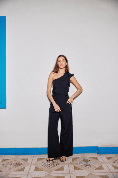 PANTALÓN SARA LINO NEGRO