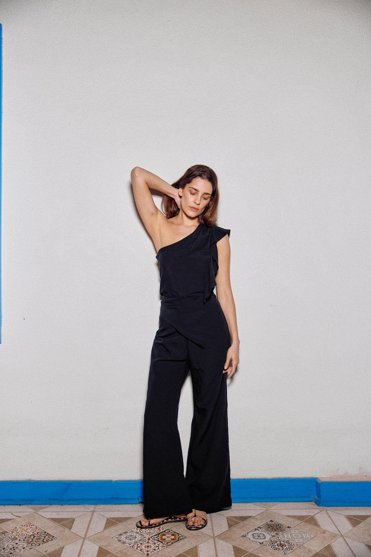 PANTALÓN SARA LINO NEGRO