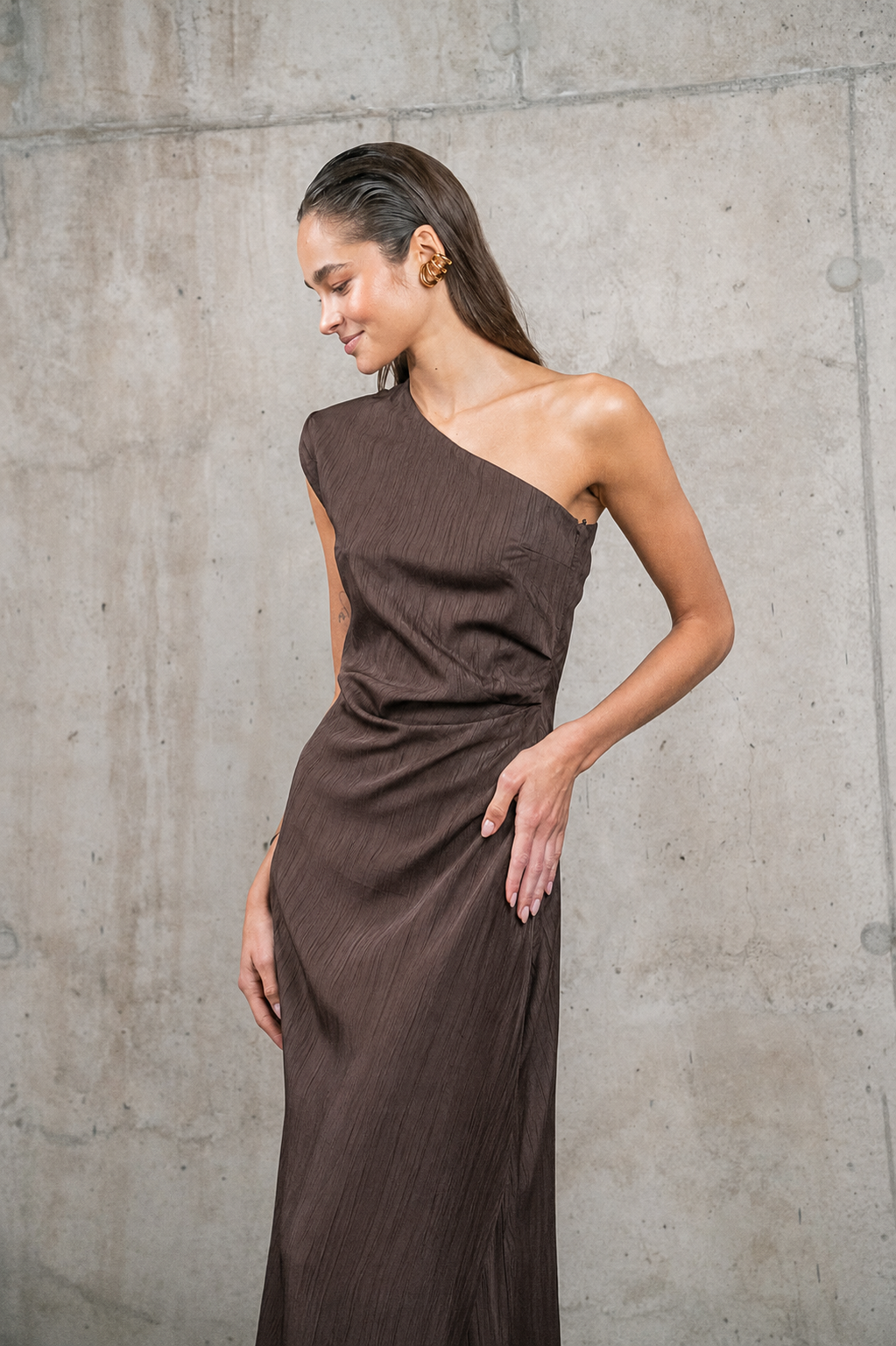 VESTIDO AURORA CHOCOLATE