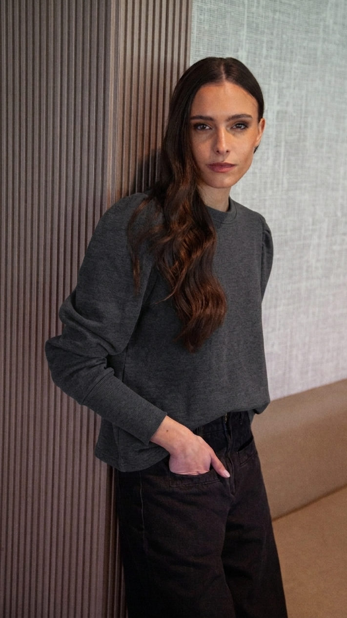 Polerón Olivia Negro