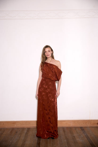 VESTIDO ELENA COBRE