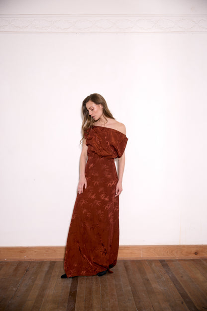 VESTIDO ELENA COBRE