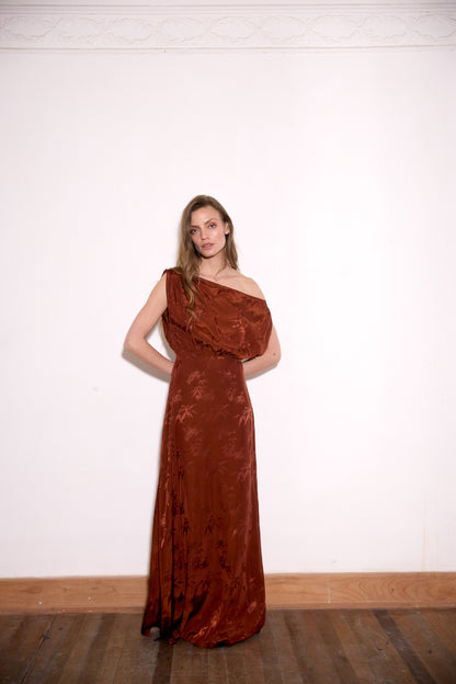 VESTIDO ELENA COBRE