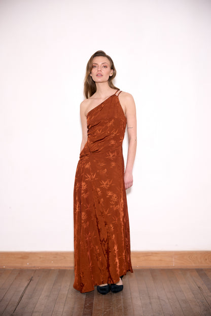 VESTIDO CAMELIA COBRE