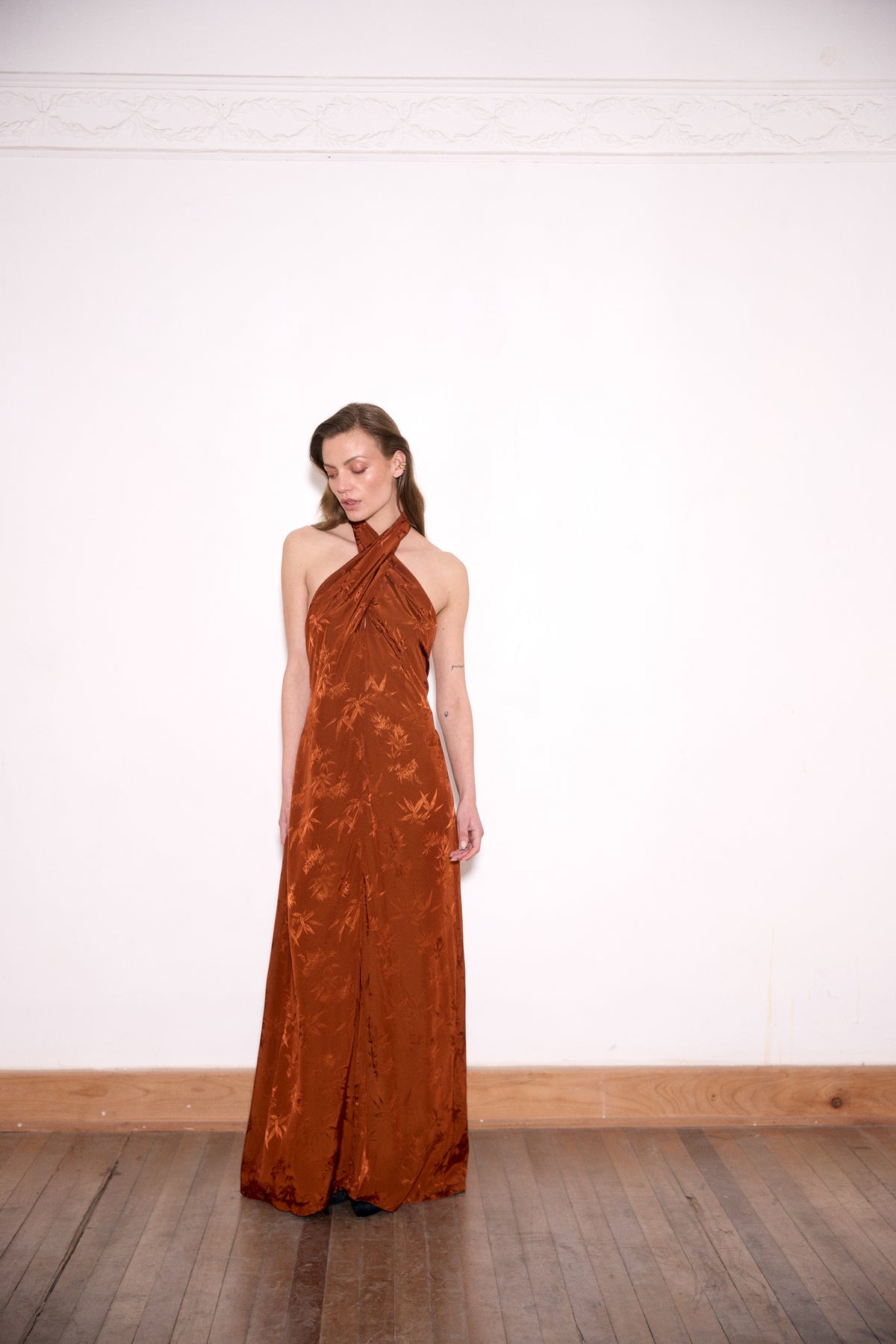 VESTIDO ELVIRA COBRE