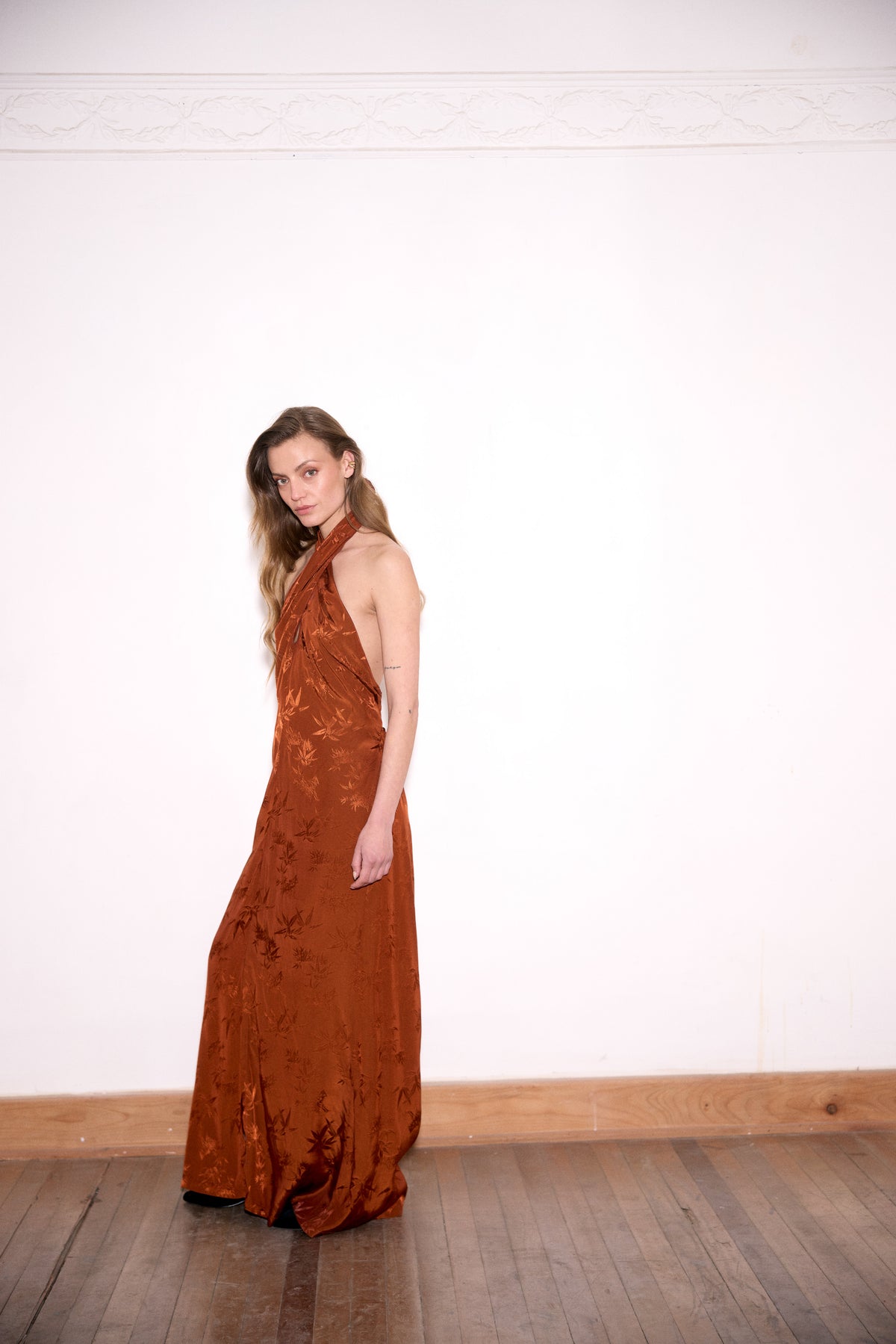 VESTIDO ELVIRA COBRE