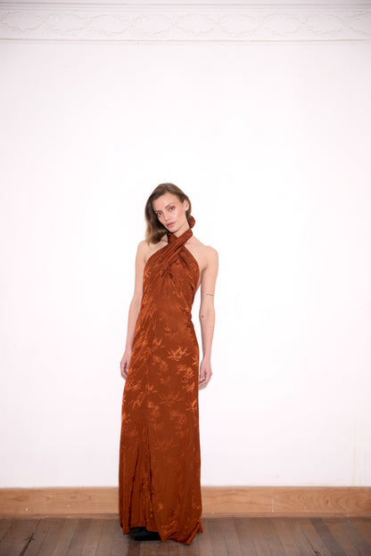 VESTIDO ELVIRA COBRE