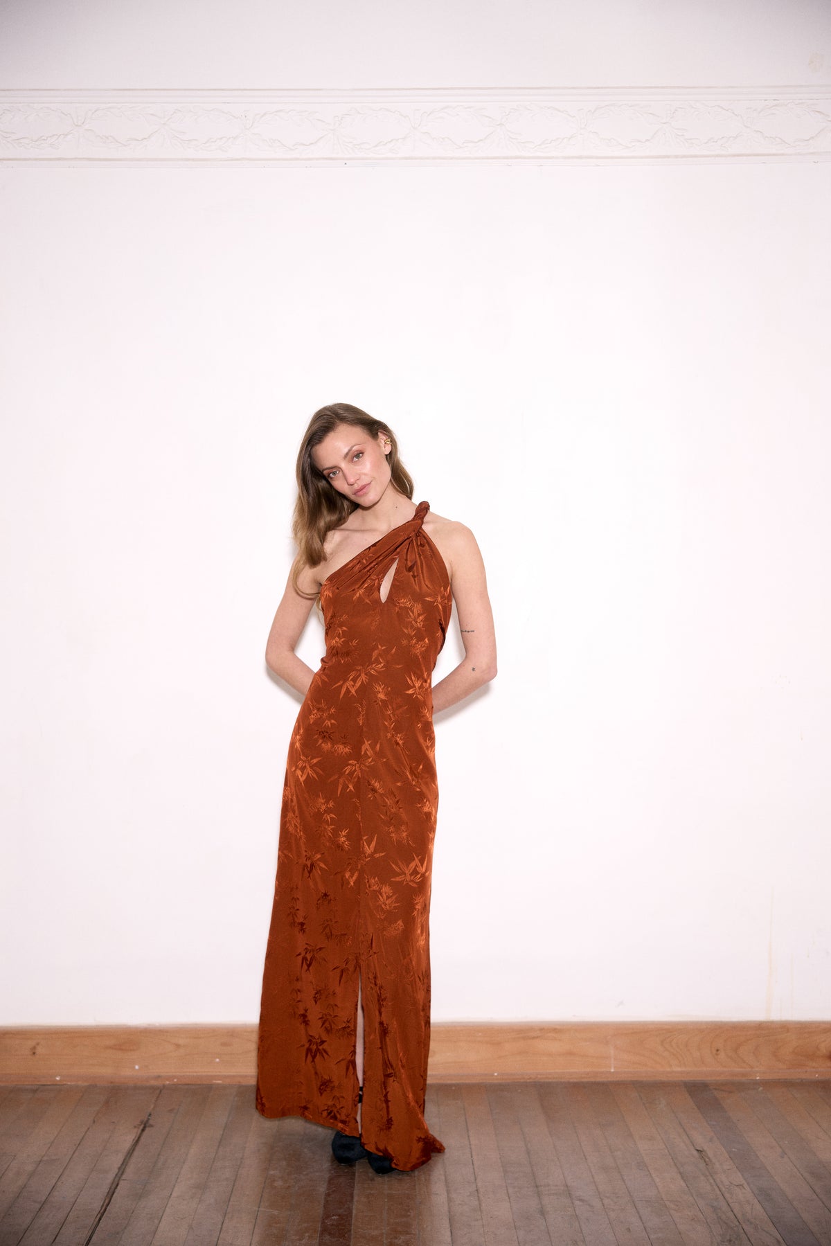 VESTIDO ELVIRA COBRE