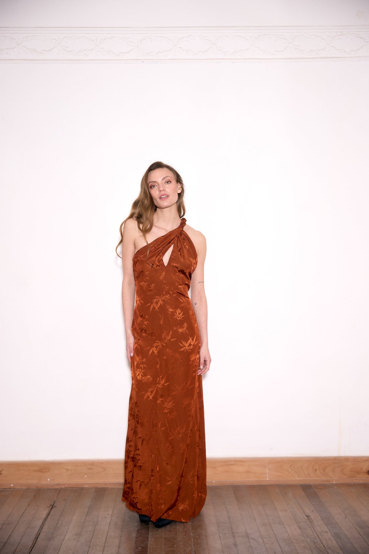 VESTIDO ELVIRA COBRE